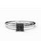 Solitaire Gold Engagement with 0.35ct Princess Cut Black Onyx - 01SG03O